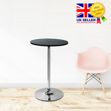 Tavolo rotondo in legno nero