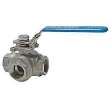 valvola a sfera 3 vie 1/2"