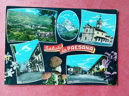 Cartolina paesana - paesana, d