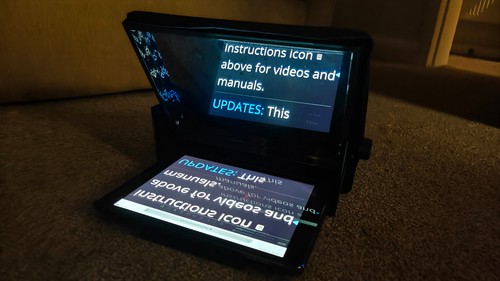 Teleprompter pad - teleprompter,