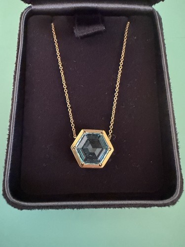 Collana con ciondolo - , esagonale