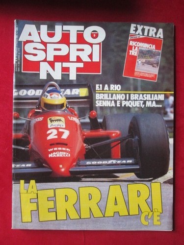 Autosprint 1986 a rio - 9, f1