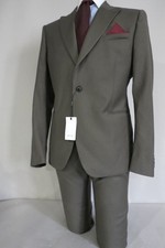 Tuta slimcut nuova senza etichette modello Barolo verde salvia un bottone vita regolabile 46 R