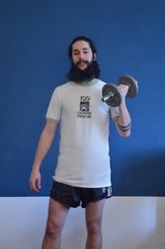 DDR Graziella maglia uomo Olimpiadi Berlino anni 80 VERO VINTAGE Men Shirt 80's GDR