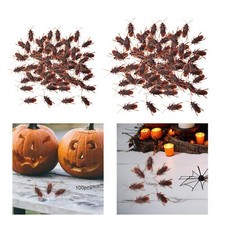 100 pezzi di scarafaggi finti