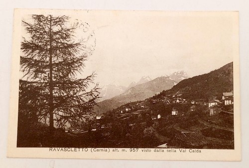Cartolina ravascletto carnia - cartolina,
