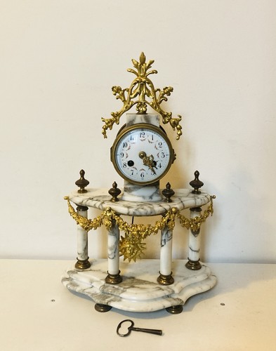 Pendule portique marbre - en,