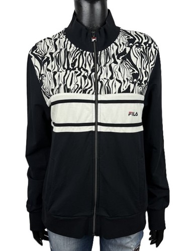 Fila felpa donna cotone nera - felpa,