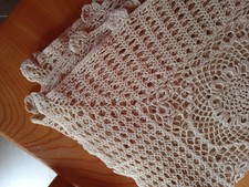 copriletto matrimoniale uncinetto Vintage Antiquariato Artigianale Vecchio