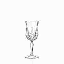 Set 6 Calici Vino Opera 16 cl Cristallo Eco Intagliato RCR per Bar Acqua Spritz