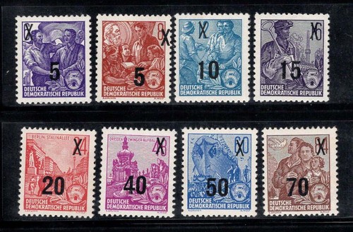 Germania ddr 1954 435 442 - 1954, 435-442