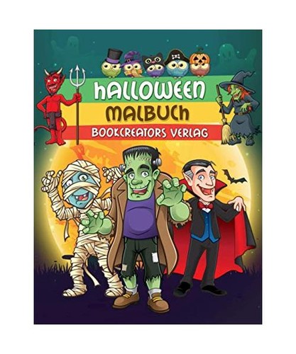Halloween malbuch gruselige - halloween, malbuch: