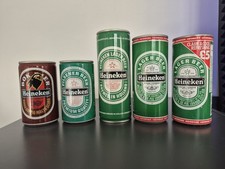 Lotto 5 lattine birra Heineken da collezione – Brewed in Holland & UK