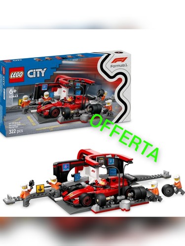 Lego city pit stop meccanici - lego,
