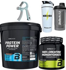 BioTechUSA - Protein Power - 4000 g - isolato di soia + creatina 300 grammi + bonus