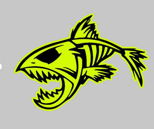 Adesivo pesce neon - pesce,