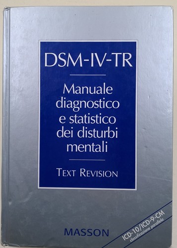 Dsm manuale diagnostico - dsm-iv-tr-,