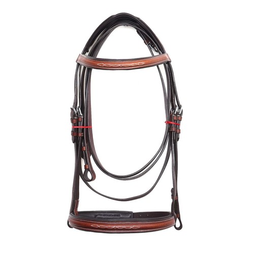 Briglia anatomica pelle - in, di