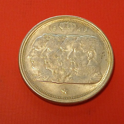 Belgio moneta 100 franchi - belgio,