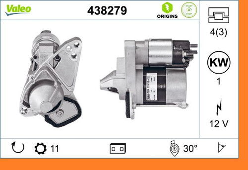 Valeo 438279 motorino - 438279,