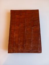 Vintage...Portafoglio  porta documenti da donna In Vera pelle di coccodrillo /