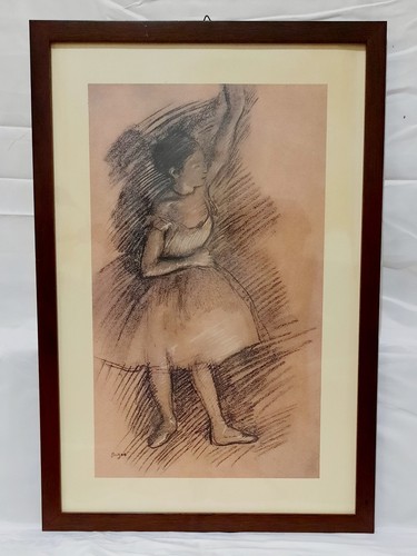Litografia stampata ballerina - litografia,