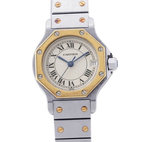 Cartier santos ottagonale - santos,