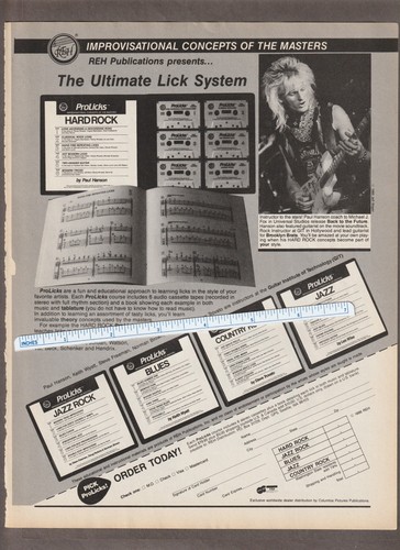 1986 prolicks guitar course - 1986,