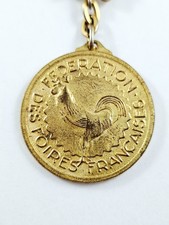 Portachiavi - Fédération Di Fiere Francesi - 1966 - Gallo Vintage Metallo