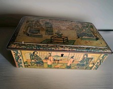 Antica scatola latta cinese - antica,