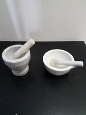 2X Pestelli Mortaio ROSENTHAL + Mortaio in MARMO