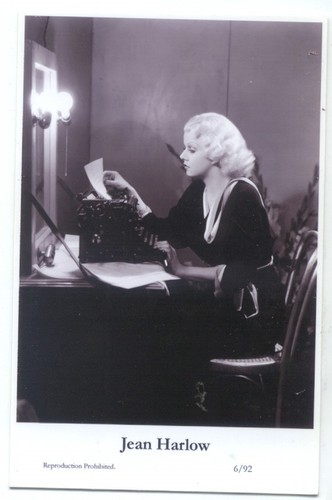Cartolina jean harlow - jean,