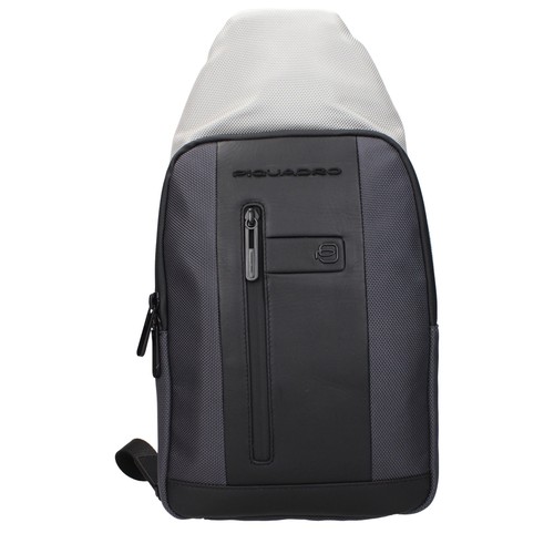 Piquadro gray fabric backpack - gray,