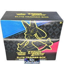 Pokémon TCG: Crown Zenith Elite Trainer Box Pokemon Booster Packs Sigillato Nuovo
