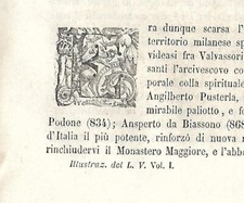 Antique 1858 CAPOLETTERA E