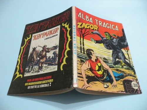 Zagor scritta rossa 350 lire - zagor,