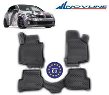 Tappeti in GOMMA su Misura con Bordo GOLF 6 VI BERLINA 2008-2012 (No Variant)