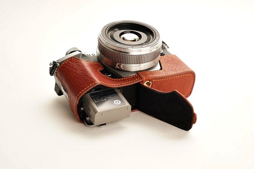Borsa mezza fotocamera - , vera