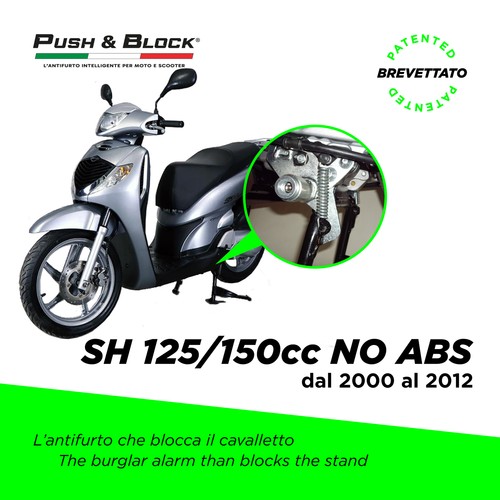 Antifurto scooter push block - scooter, push&block
