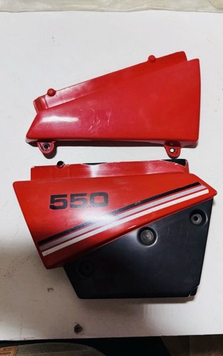 Yamaha xt550 red side - yamaha,