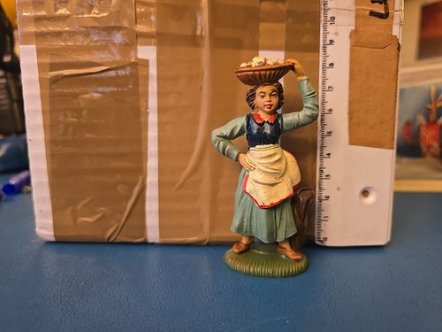 Personaggio presepe vintage - presepe,