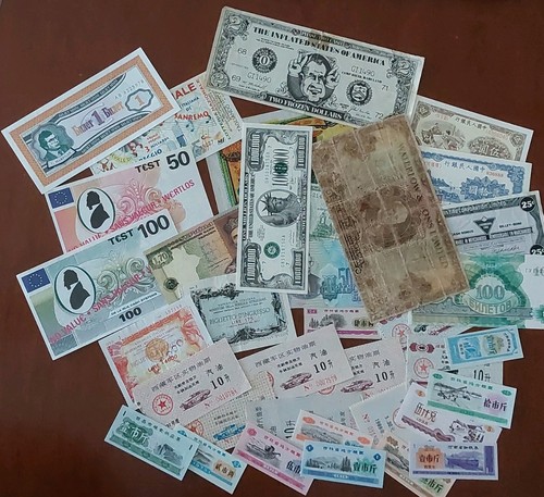 Lotto circa banconote - circa,