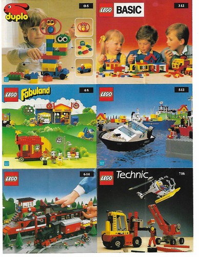 Lego depliant pubblicitario