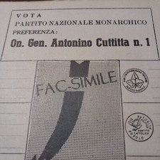 Fac - simile Scheda Elettorale