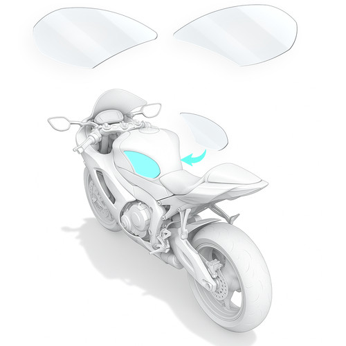 Tank pad trasparente - , per