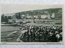 NAPOLI_VIA CARACCIOLO E PESCATORI_PESCA CON LE RETI_PRIMO '900