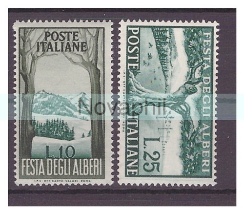Italia 1951 alberi serie - ,