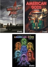 AMERICAN GODS Series the Complete Seasons 1-3 (DVD - 9 Disc) - Season 1 2 3 USED