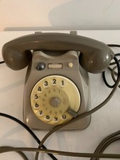 TELEFONO GRIGIO ANNI 60 senza cavo alimentazione N°1