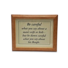 Framed Bird Dog Poem